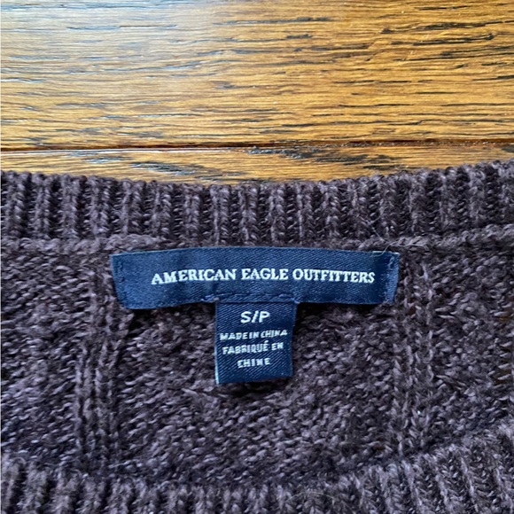 American Eagle Side Zip Sweater - Purple - Small - Picture 4 of 4
